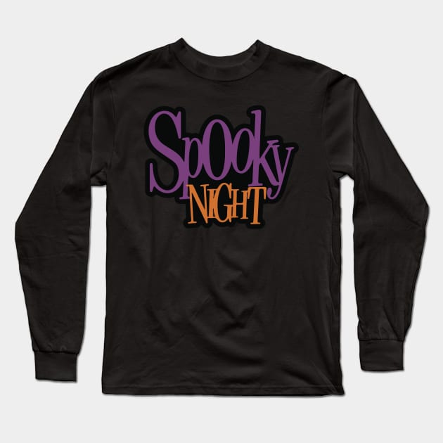 Spooky Night Long Sleeve T-Shirt by Green Dreads